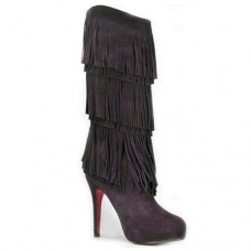 Christian Louboutin Forever Tina 140mm csizma sötét parfüm Christian Louboutin Forever Tina 140mm csizma sötét parfüm