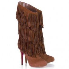 Christian Louboutin Forever Tina 140mm csizma barna Christian Louboutin Forever Tina 140mm csizma barna