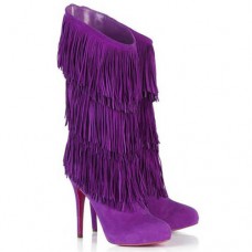 Christian Louboutin Forever Tina 140mm csizma Parme Christian Louboutin Forever Tina 140mm csizma Parme