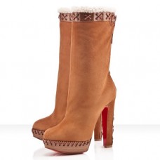 Christian Louboutin Step N Roll 140mm csizma Camel
