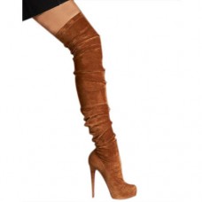 Christian Louboutin Gazolina 140mm csizma csokoládébarna Christian Louboutin Gazolina 140mm csizma csokoládébarna