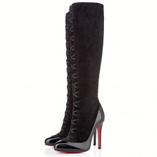 Christian Louboutin Gwendoline 100mm csizma fekete Christian Louboutin Gwendoline 100mm csizma fekete