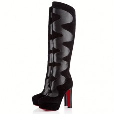Christian Louboutin Psycho 120mm csizma fekete