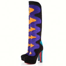 Christian Louboutin Pshycho 120mm csizma Peacock