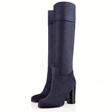 Christian Louboutin Dartata 80mm Csizma Sötétkék Christian Louboutin Dartata 80mm Csizma Sötétkék