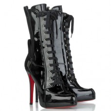 Christian Louboutin Avedere 120 mm-es csizma fekete