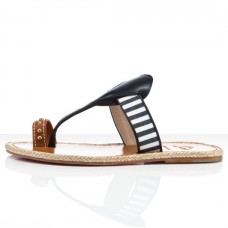Christian Louboutin Hola nina lapos szandál sötétkék