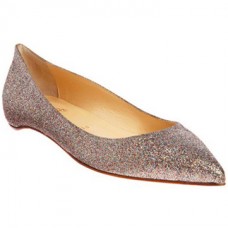 Christian Louboutin Pigalle csillámos balerinacipő többszínű