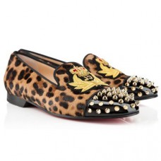 Christian Louboutin Intern Loafers Leopárdcipő