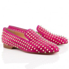 Christian Louboutin Rolling Spike Loafers Rózsaszín Matador
