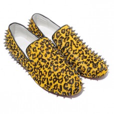 Christian Louboutin Rolling Spike Loafers Sárga Christian Louboutin Rolling Spike Loafers Sárga