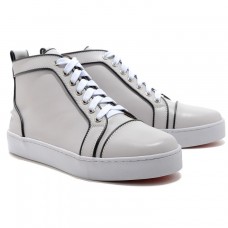 Christian Louboutin Louis Jeweled cipők fehér