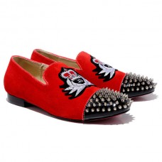 Christian Louboutin Harvanana Loafers Red Christian Louboutin Harvanana Loafers Red