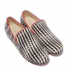 Christian Louboutin Rollerboy Szöges Loafers Fekete