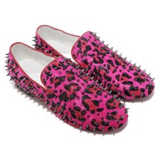 Christian Louboutin Rollerboy Szöges Loafers Rózsaszín Matador