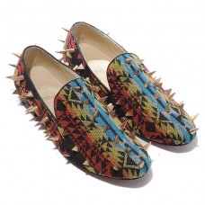 Christian Louboutin Rollerboy Szöges Loafers Többszínű