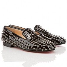 Christian Louboutin Rollerboy Szöges Loafers Fekete