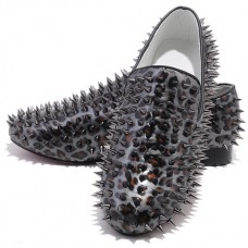 Christian Louboutin Rollerboy Szöges Szandál Szürke