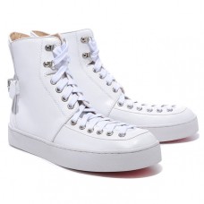 Christian Louboutin Alfie cipők fehérek