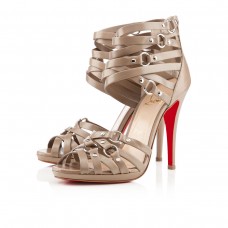 Christian Louboutin Camerona 120mm szandál, kőből készült