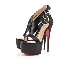 Christian Louboutin Charleze 160mm szandál fekete