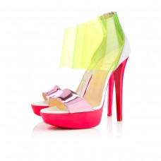 Christian Louboutin Dufoura 140mm szandál, rózsaszín, Párizs