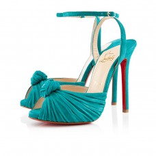 Christian Louboutin meleg szürke 120 mm-es szandál Caraibes