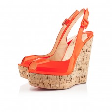Christian Louboutin Une plume 140mm Wedges Flame Szandál