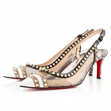 Christian Louboutin Manovra 80mm szandál fehér