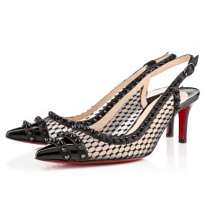 Christian Louboutin Manovra 80mm szandál fekete
