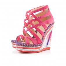 Christian Louboutin Tosca 140mm ékszíj, rózsaszín Matador