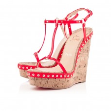 Christian Louboutin Jamie Lee 140mm szandál, rózsaszín, Párizs