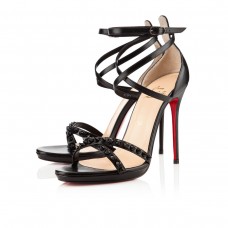 Christian Louboutin Monocronana 120mm szandál fekete
