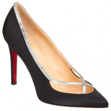Christian Louboutin Super Vic 120 mm-es pumpák fekete