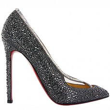 Christian Louboutin Super Vic 120 mm-es pumpák fekete