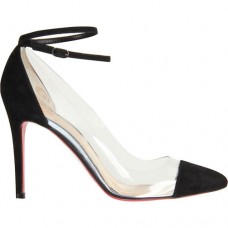 Christian Louboutin Bis Un Bout 100mm Pumps Fekete