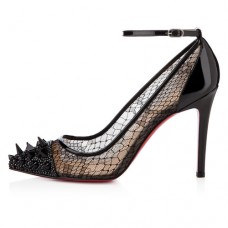 Christian Louboutin Picks And Co 100 mm-es pumpák fekete Christian Louboutin Picks And Co 100 mm-es pumpák fekete