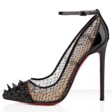 Christian Louboutin Picks And Co 120 mm-es pumpák fekete