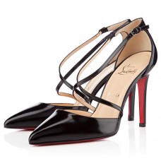 Christian Louboutin Crosspiga 120 mm-es pumpák fekete