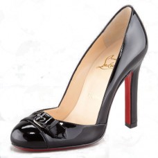 Christian Louboutin Lilibelt 100 mm-es pumpák fekete