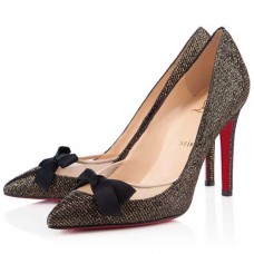 Christian Louboutin Love Me 100mm-es pumpák fekete