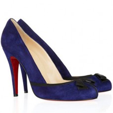 Christian Louboutin Lavalliere 100 mm-es pumpák kék