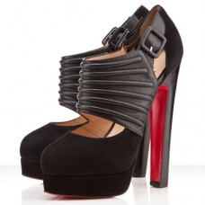 Christian Louboutin Bye Bye 160 mm-es pumpák fekete
