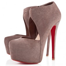 Christian Louboutin Donue 160 mm-es pumpák Taupe