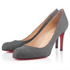 Christian Louboutin Simple 100mm Pumps Szürke