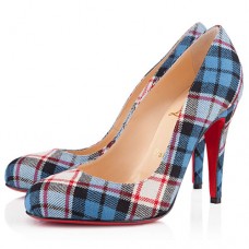 Christian Louboutin Ron Ron 100mm Pumps Kék