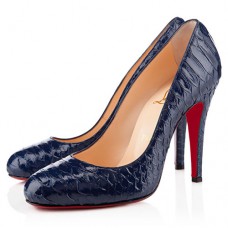 Christian Louboutin Ron Ron 100mm Pumps Sötétkék