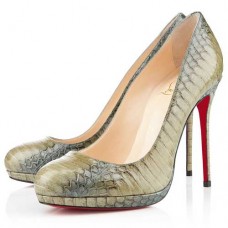 Christian Louboutin Filo 120 mm-es pumpák zöld