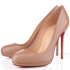 Christian Louboutin Filo 120 mm-es pumpák nude