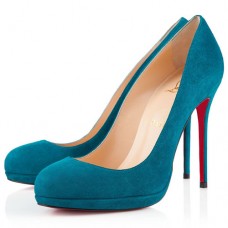 Christian Louboutin Filo 120 mm-es pumpák Peacock